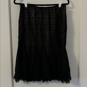 Black Lace Skirt